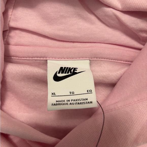 NWT- Nike Men's Light Pink Pullover Hoodie Size XL - Picture 7 of 9
